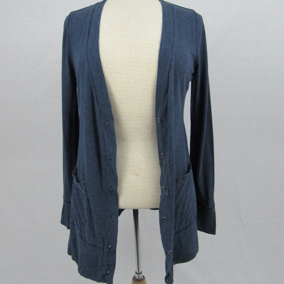 Merona Sweaters - Merona navy blue button up cardigan
